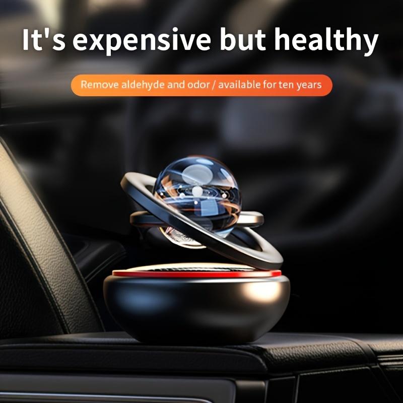 Роскошный солнечный автомобильный диффузор - без подзарядки 360° ароматерапевтический автомобильный освежитель воздуха с элегантным планетарным дизайном