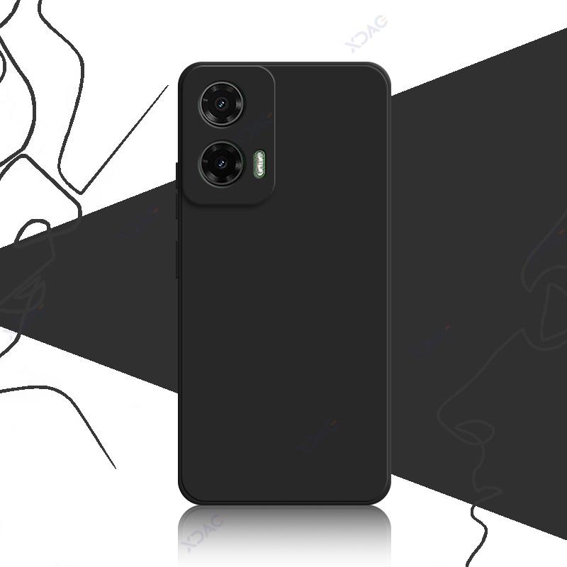 Чехол для мобильного телефона Motorola Moto G35 MotoG35 5G 6,72" Global 360 Soft Luxury Square Liquid Silicone Back Cover Armor