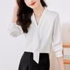 Women's Long Sleeve Mulberry Silk Formal Shirt for Spring/Autumn 2025