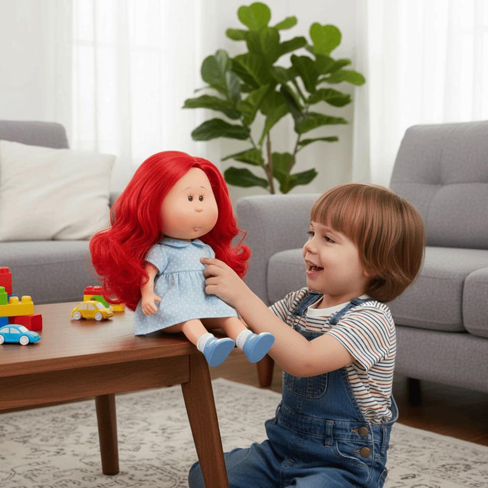 Темная Кожа 24см Боб Глаз Виниловая Кукла Кудрявые Волосы Фигурка Тело Mia Картофельные Куклы DIY Игрушки