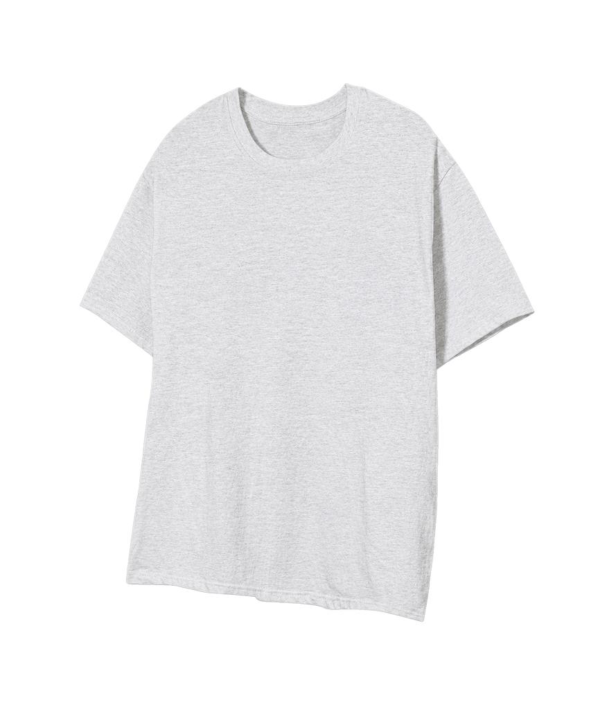 STANDARDERROR [2Pack][Solid] Basic Cotton Crew Neck Short Sleeve T-Shirt Package (10 Colors) (C Type)
