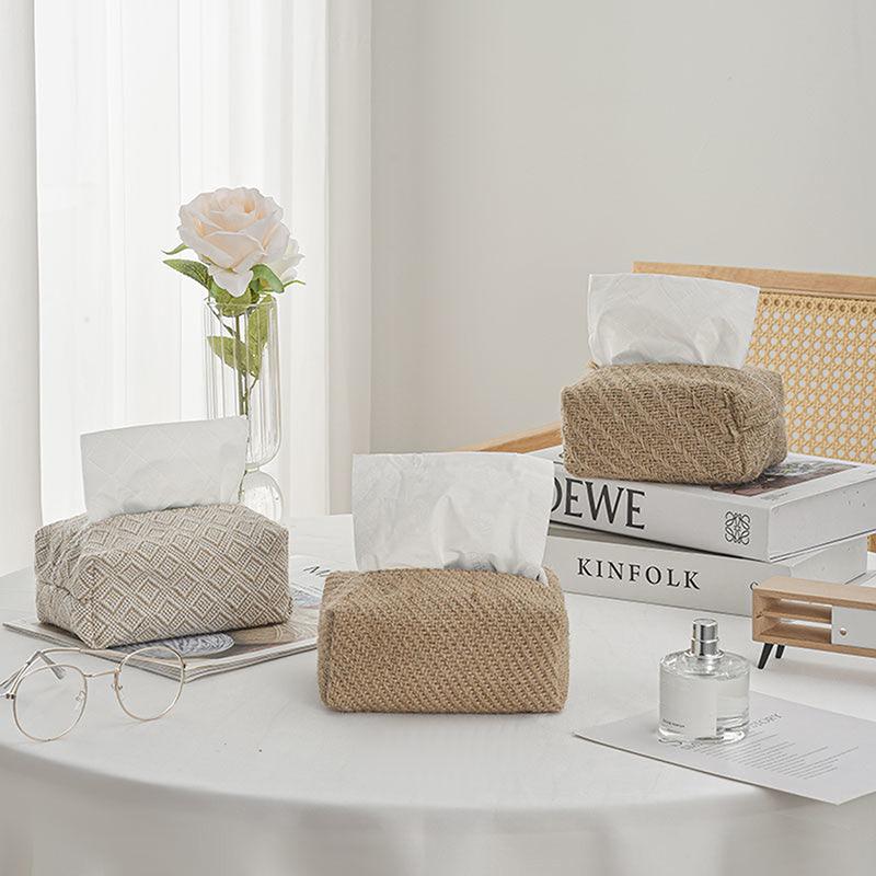 Чехол для салфеток в японском стиле, держатель для салфеток для гостиной, стола, коробки для салфеток, контейнера, дома, автомобиля, держателя для диспенсера для бумаг