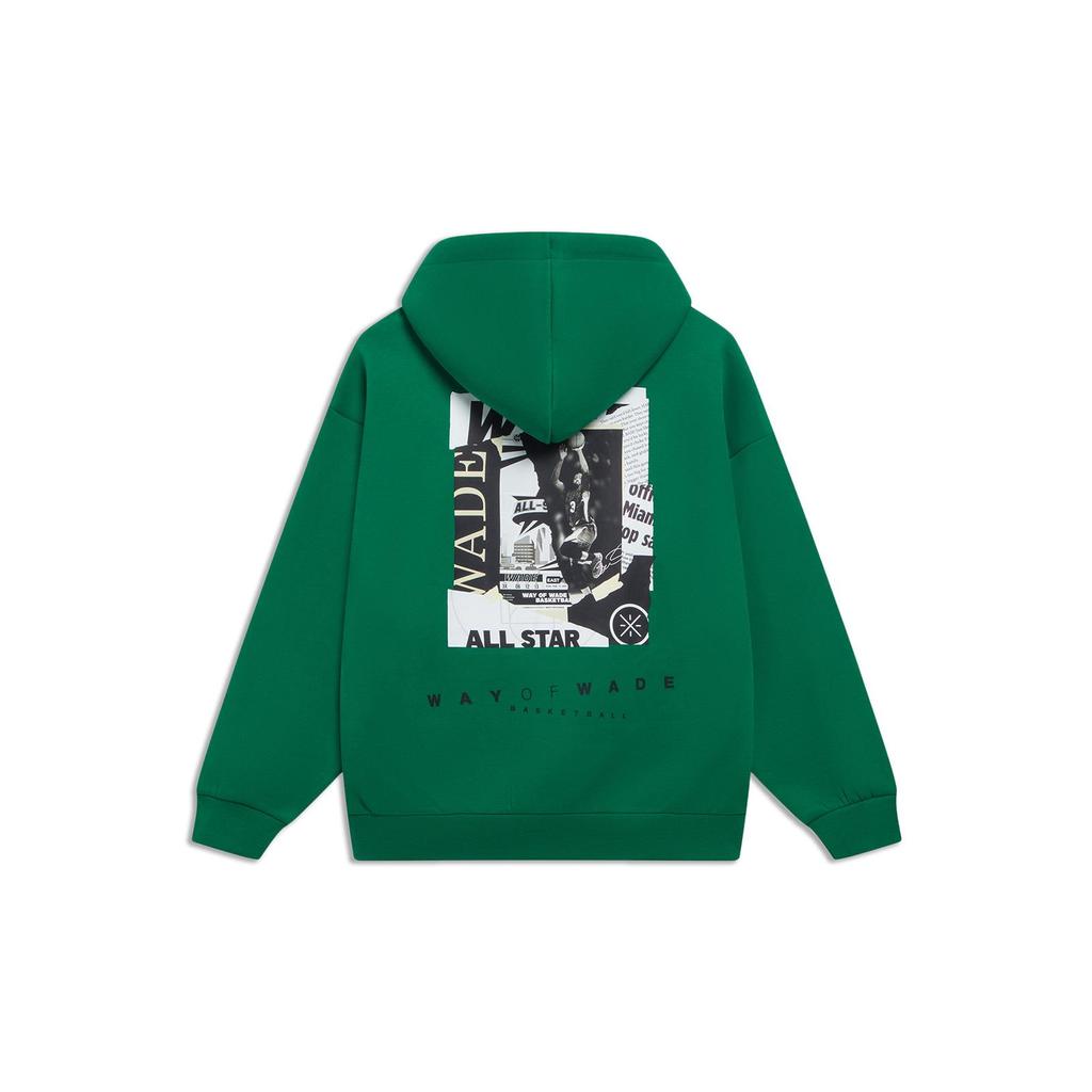 Толстовка Li Ning Унисекс Крутая Сосново-зеленая AWDT149-7