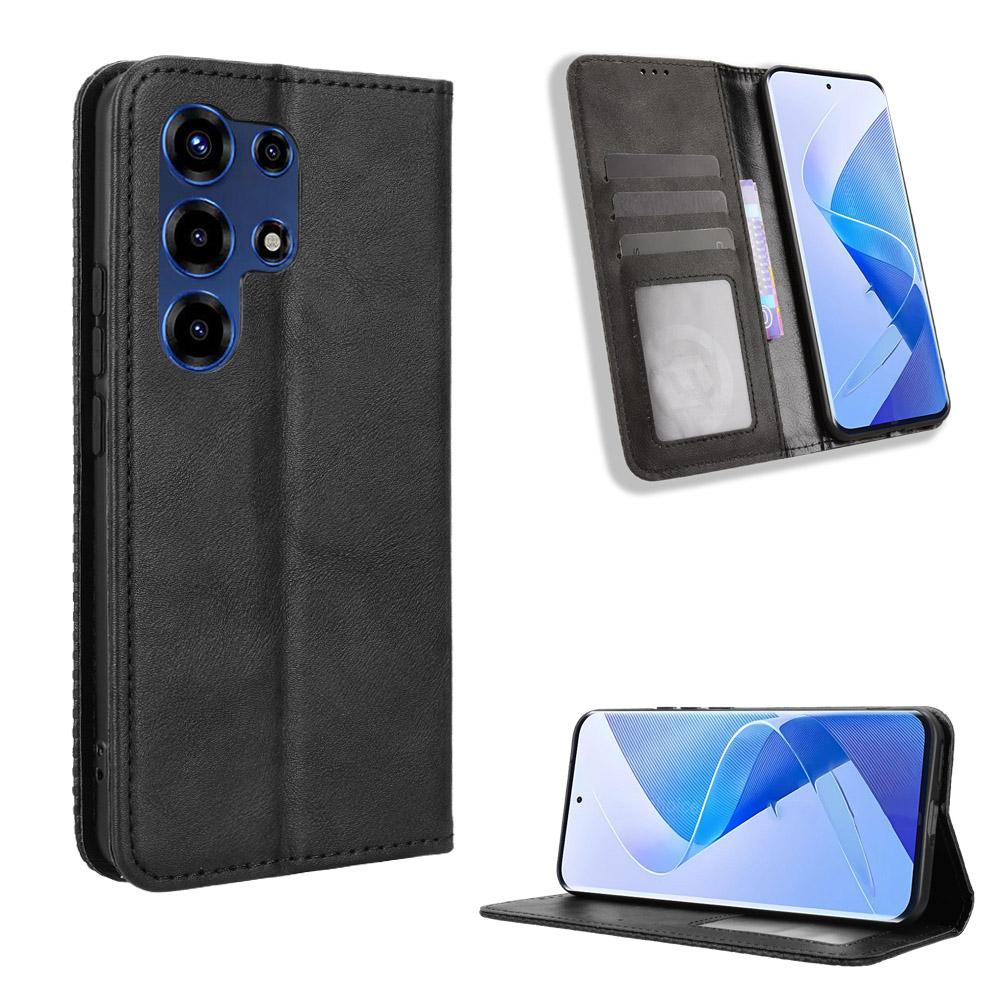 Flip Cases for Itel Super 26 Ultra / Itel S26 Ultra PU Leather Full-Body Protection Durable Phone Case
