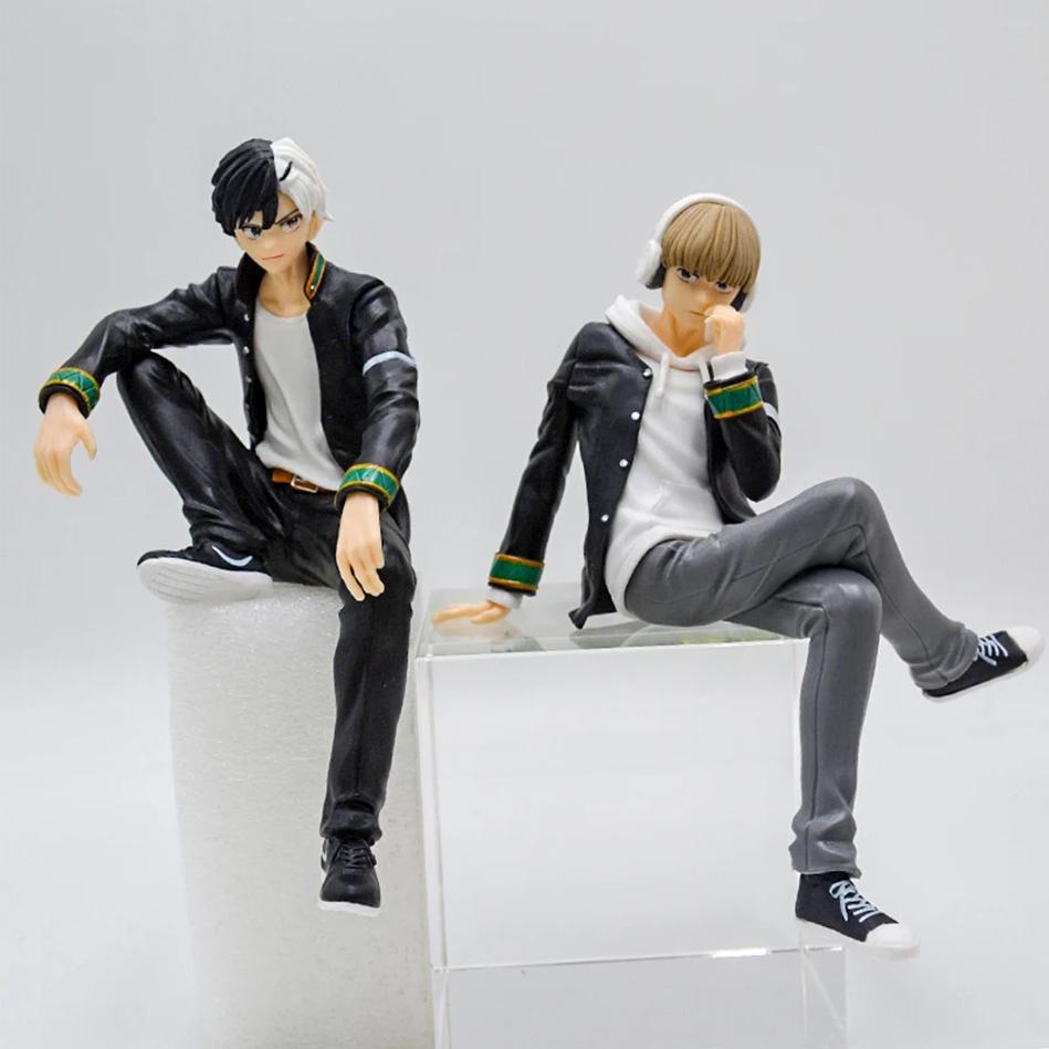 Anime WIND BREAKER Sakura Haruka Figure Kaji Ren Noodle Stopper Figure Sitting Model Toy Gift Doll Aciton Figure