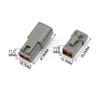 DTP04-2P Automotive Connector 4Pin Electrical Wire Connector Plug Sheath  Car Accessories