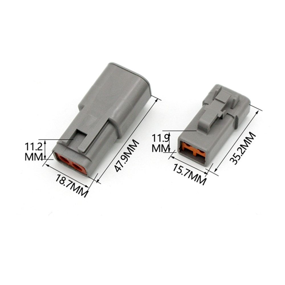 DTP04-2P Automotive Connector 4Pin Electrical Wire Connector Plug Sheath  Car Accessories