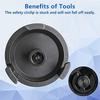 Authentic 25264 Harmonic Balancer Puller Crank Pulley Puller For GM Jeep Dodge Engine Remove Balancer Without Tapped Ho