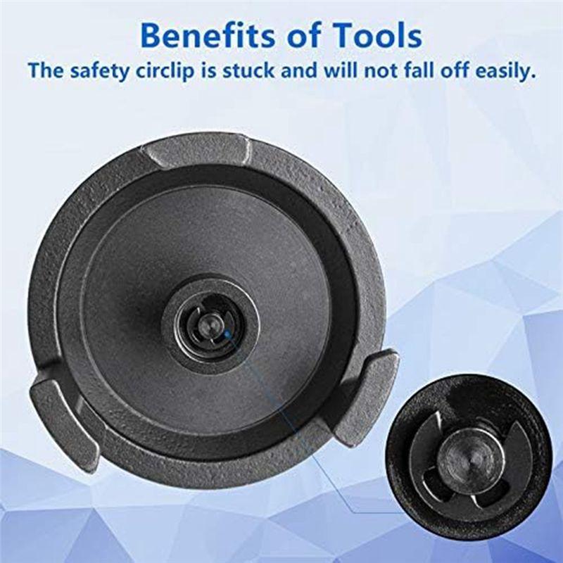 Authentic 25264 Harmonic Balancer Puller Crank Pulley Puller For GM Jeep Dodge Engine Remove Balancer Without Tapped Ho