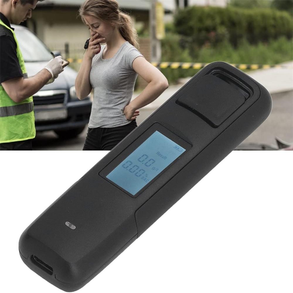 2024 Non-Contact Alcohol Tester with Digital Display Screen USB Rechargeable Breathalyzer Analyzer High Accuracy Breathalyzer