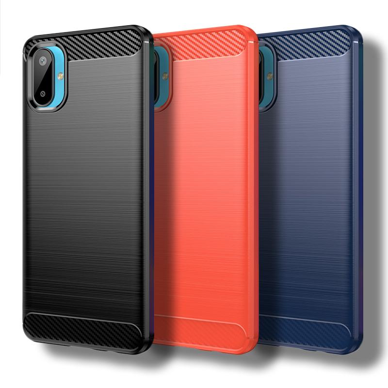 Для Samsung Galaxy F06 5G Чехол для Samsung Galaxy F14 F05 F06 Чехол из углеродного волокна Противоударный силиконовый бампер для Samsung F06