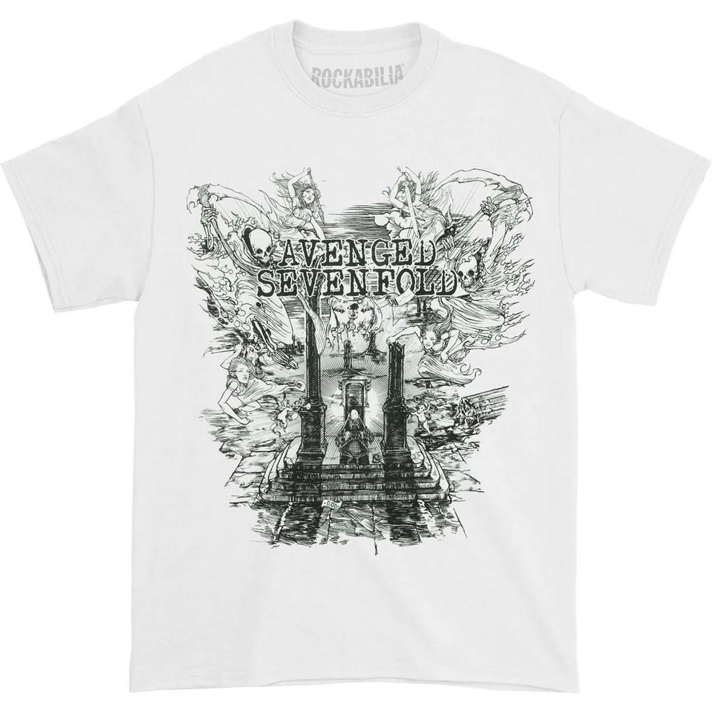 Avenged Sevenfold Unisex Adult Land of Cain Cotton T-Shirt