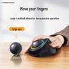 JOMAA перезаряжаемая 2.4G беспроводная Bluetooth двухрежимная светящаяся трекбольная мышь для офиса и рисования