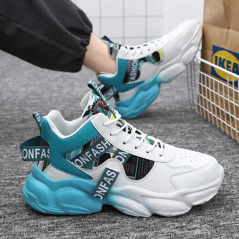 Fashion Natural Leather Lace Up Women's Sneakers For Sports Mary Jane Plus Size Women's Boots Shoes Shoes Shoes Athlete Traning