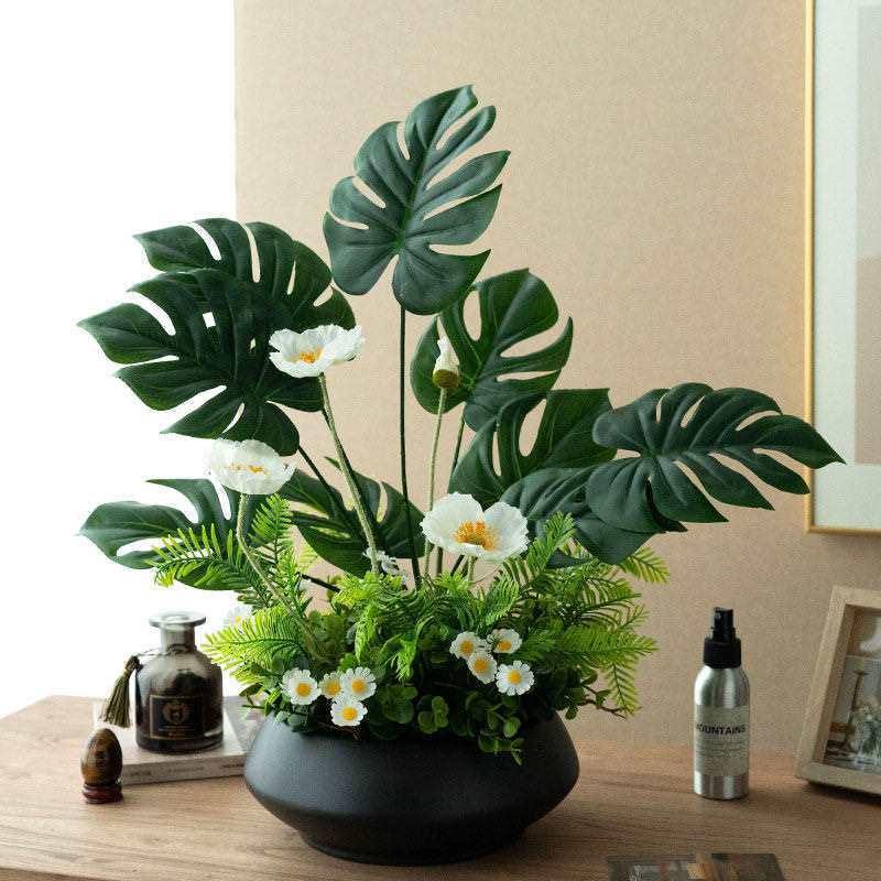 Premium Artificial Green Plants for Home Decor – Perfect for Living Room, Dining Table, TV Stand, or Entryway