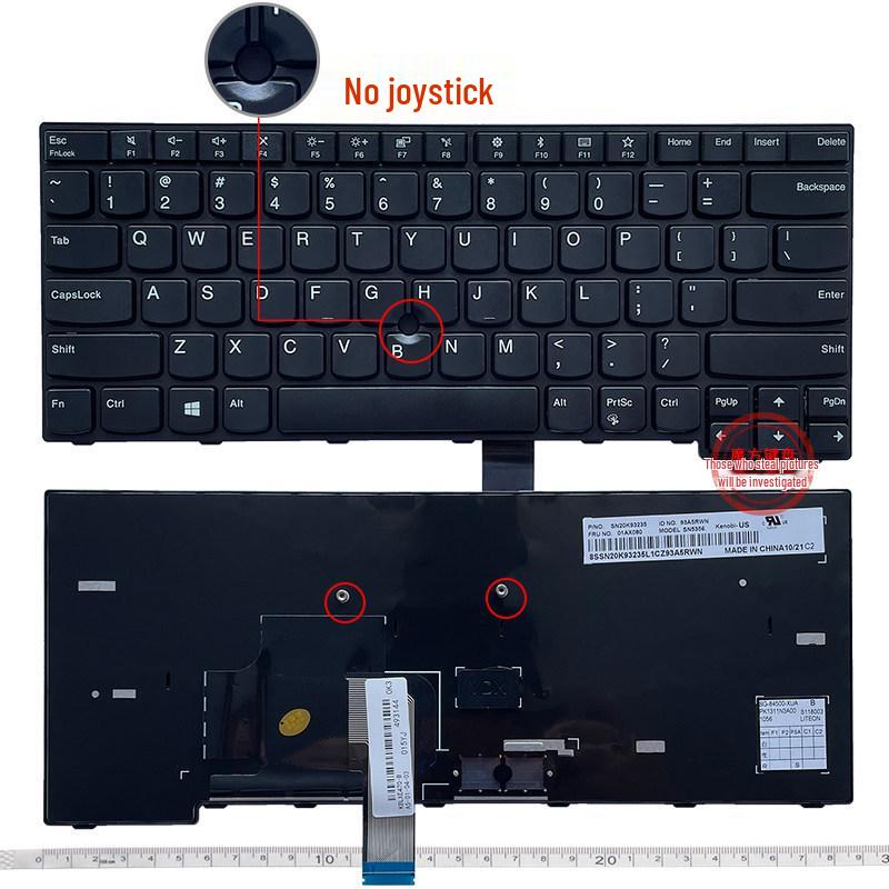 Совместимая клавиатура для моделей IBM Lenovo: E450, E455, E450C, W450, E460, E465, E475, E470, E470C.