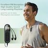 [Mini Portable FM Radio] Rechargeable Mini Portable FM Radio with Clip - Suitable for Meetings, Tours- Comes with Earphones