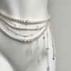 Fashion Retro Multilayer Pearl Waist Chain Belt For Y2K Women Stylish Body Jewelry Accessories For Party & Casual Wear