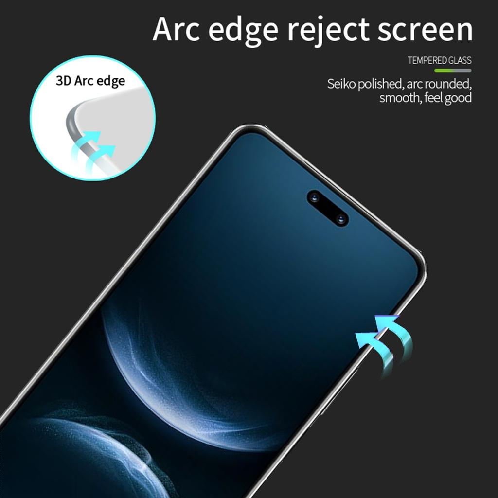 For Huawei Nova 13 Pro 5G/Huawei Nova 14 Pro 5G Screen Protector PINWUYO 3D Hot Bending Tempered Glass Film