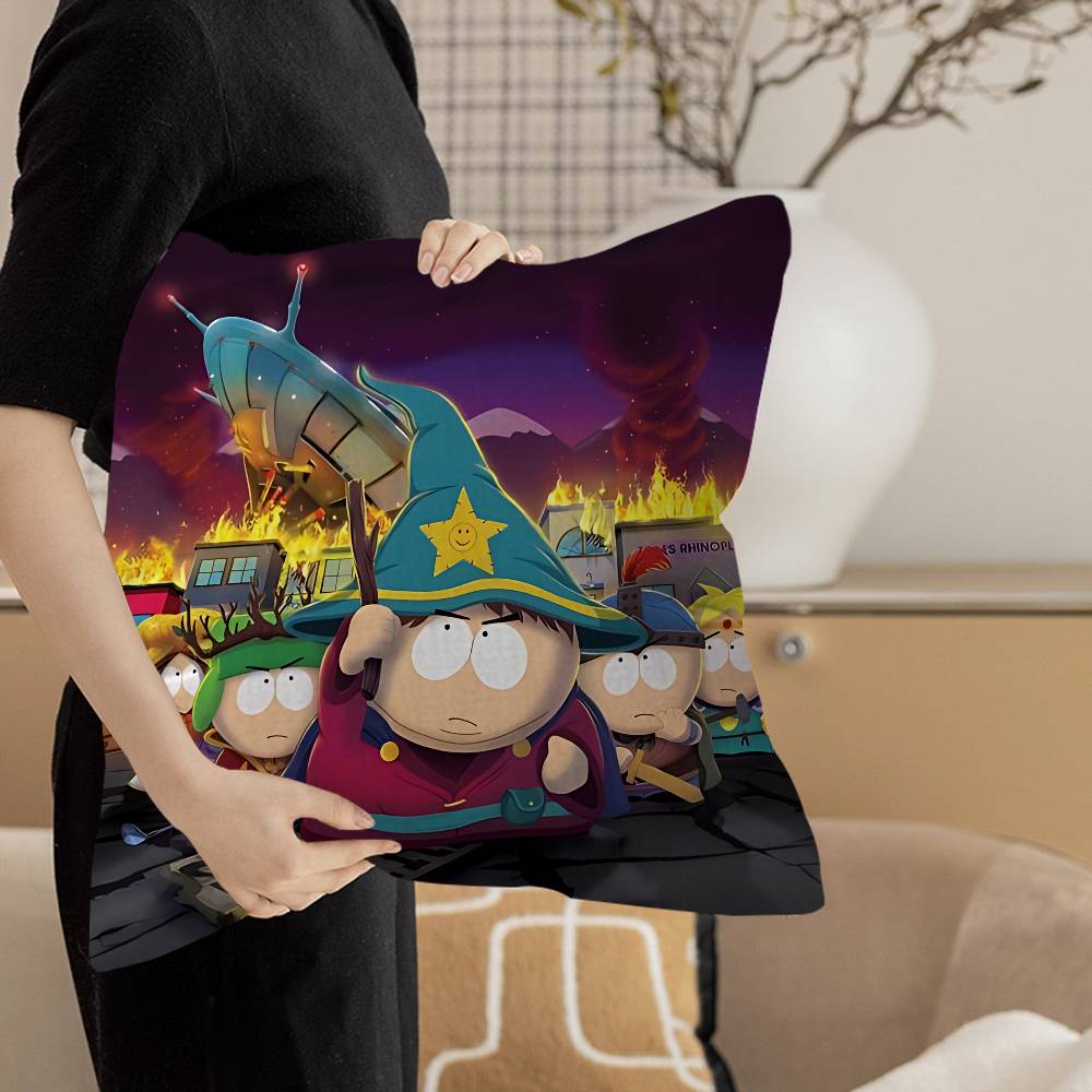 Classic Animation S-South Cartoon Park Pillow Anime Pillow Sofa Bed Head Pillow Cover Cushion Cover 45X45 Cm Fashion
