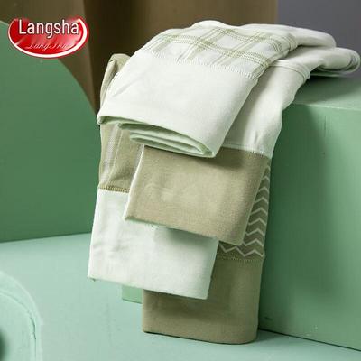 Женские хлопковые трусы-слипы с высокой талией и контролем живота