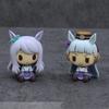 4 шт./комплект Фигурки Чиби Uma Musume Pretty Derby Мини-ушки лошади Kitasan Black Gold Ship Tokai Teio Oguri Cap Милый Аниме Модель Игрушка