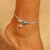 New Shell Beads Starfish Anklets for Women Beach Anklet Leg Bracelet Handmade Bohemian Foot Chain Boho Jewelry Sandals Gift