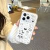 Корейский INS Милый чехол Miffy для iPhone 17 Pro 16 15 14 Pro Max Ударопрочные Кавайные чехлы для девочек Apple 17Promax 16