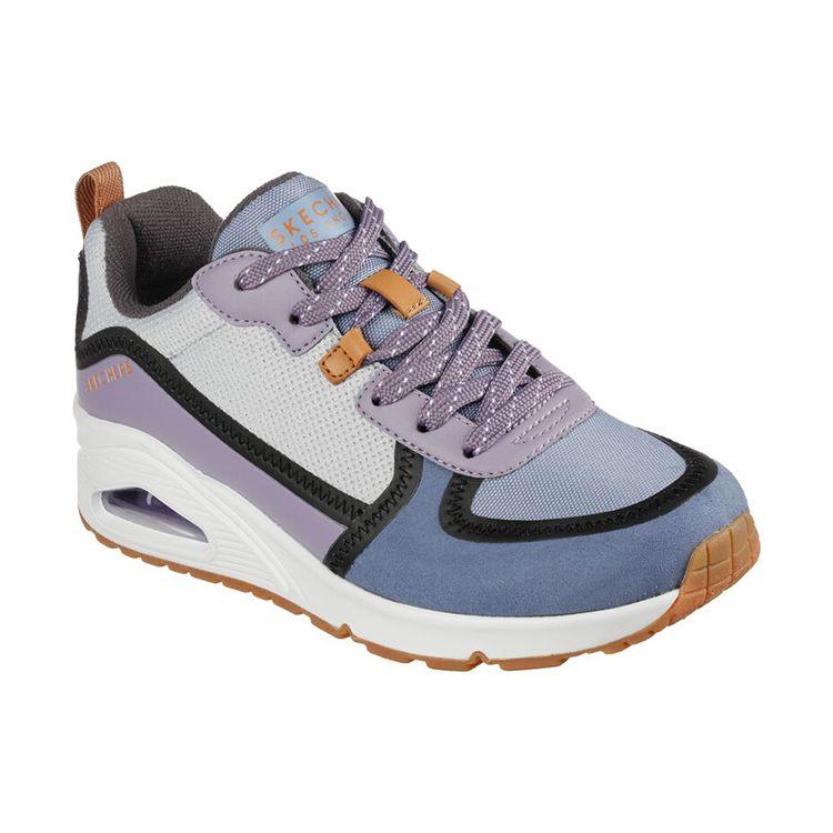 Skechers Удобные амортизирующие прочные низкие повседневные кроссовки для женщин 155356-BLPR