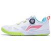 Li Ning Mage ESS Удобные износостойкие дышащие низкие тренировочные кроссовки унисекс Белый Красный APTT001-1