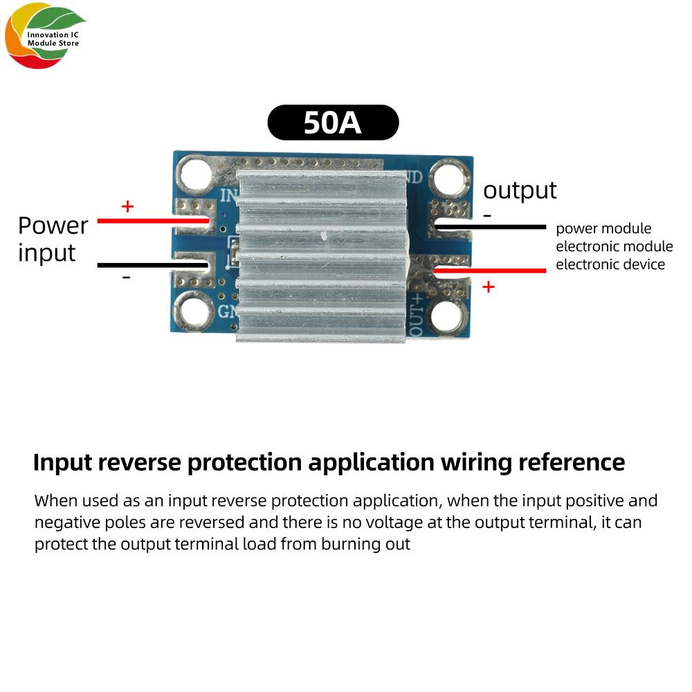 11A 71A Diode Module DC 1-91V Wide Voltage High Current with Solar Backfeed Protection for Battery Power Supply