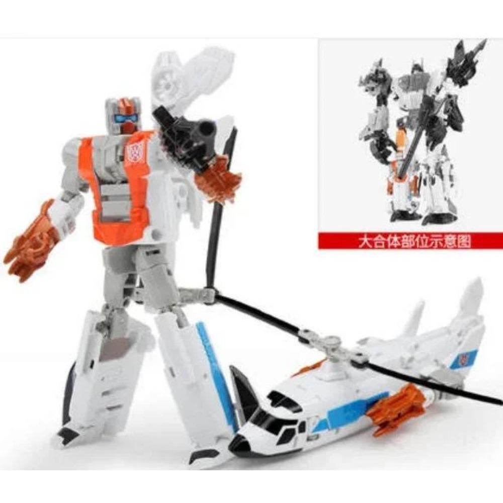 HZX Cool G1 Superion Робот Самолет IDW 5в1 Девастатор Брутикус Фигурка Игрушки Комбайнер Трансформация Деформация Подарок