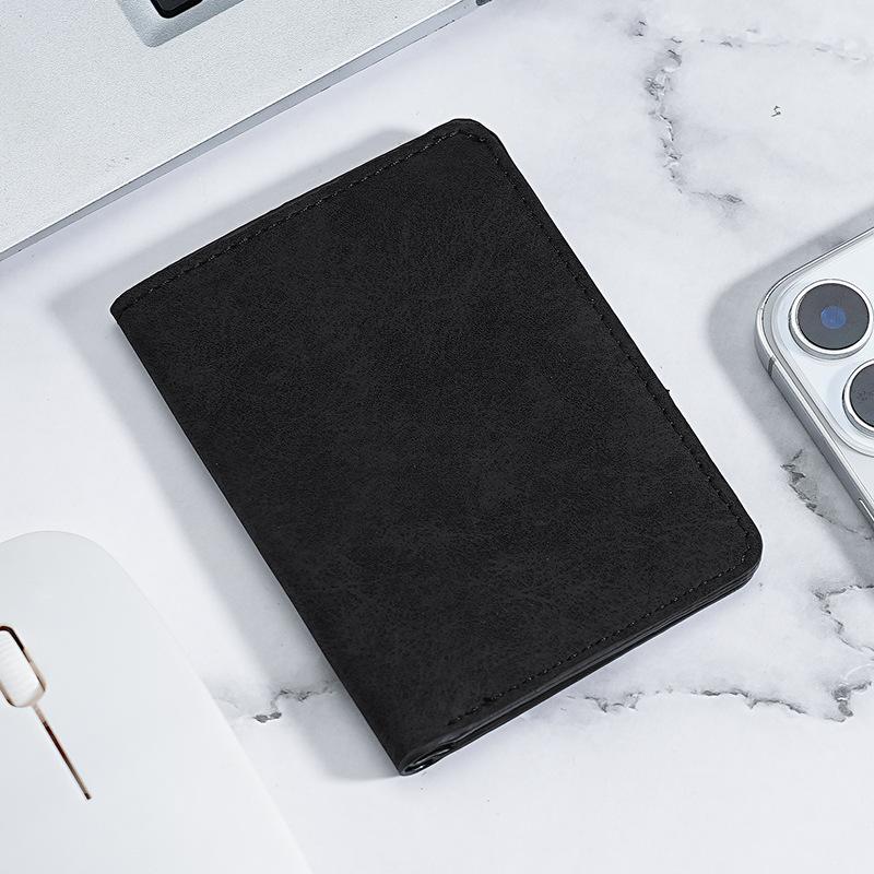 Ultra Thin Leather Card Holder Business Credit Card Case ID Money Wallet for Men