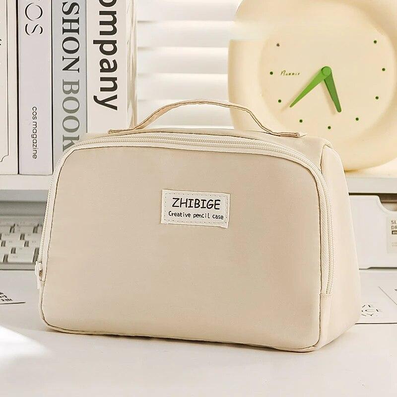 9-слойный пенал большой емкости красивый холщовый многофункциональный пенал школьные принадлежности и канцелярские принадлежности