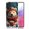 Animal Brown Cute Bear Phone Case for Samsung Galaxy A17 A16 A15 A14 A13 A57 A56 A55 A54 A53 A37 A36 A35 A34 A33 A26 A25 A24 A23
