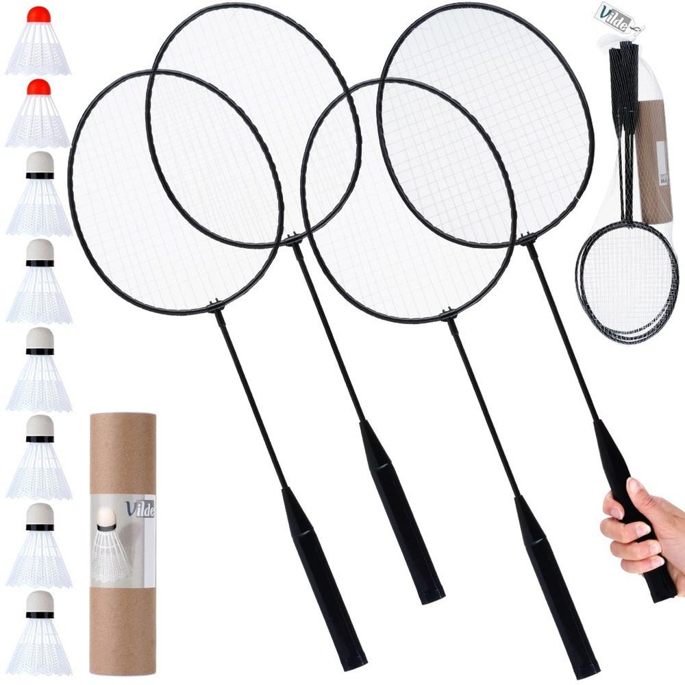 Badminton set 8 shuttlecocks 61 cm 12 pcs.