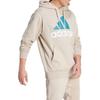 Adidas Sweatshirts Men's Beige Hooded Moderate Regular IJ8584