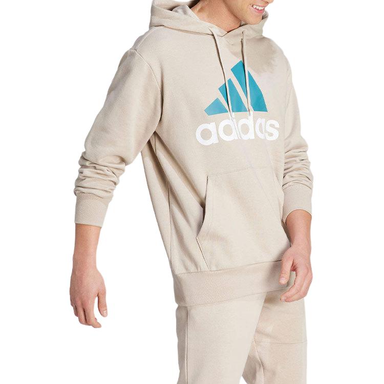 Adidas Sweatshirts Men's Beige Hooded Moderate Regular IJ8584