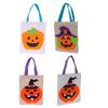 Tote Bag Linen Cute Vivid Storage Sack for Halloween Decoration Party Show Dress Up