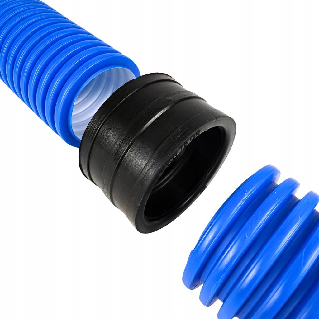 Ventilation Connector Ø 75mm Rubber Sealing Sleeve Nipple For Pipes