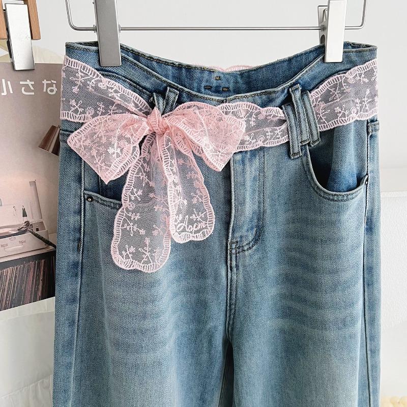 Multifunctional Long Lace Scarf Versatile Belt Ribbon Hair Band For Women