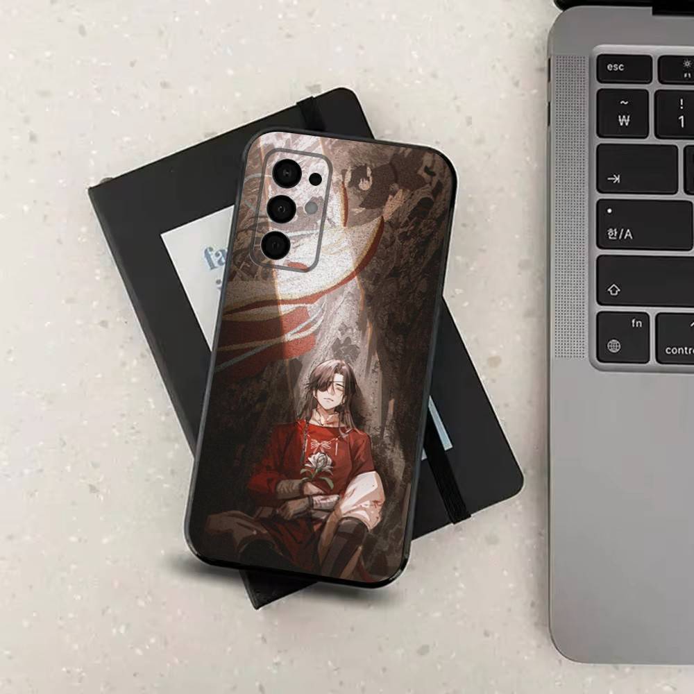 Heavens Officials Blessings Phone For Samsung Galaxy A53,31,52,72,41,22,73,32,71,Note,J7,8,9,5G Soft Black Silicone Case