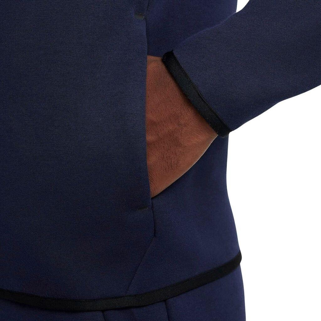 Толстовка Nike Tech Full-Zip Windrunner Hoodie (HV0949) обсидиан/черный