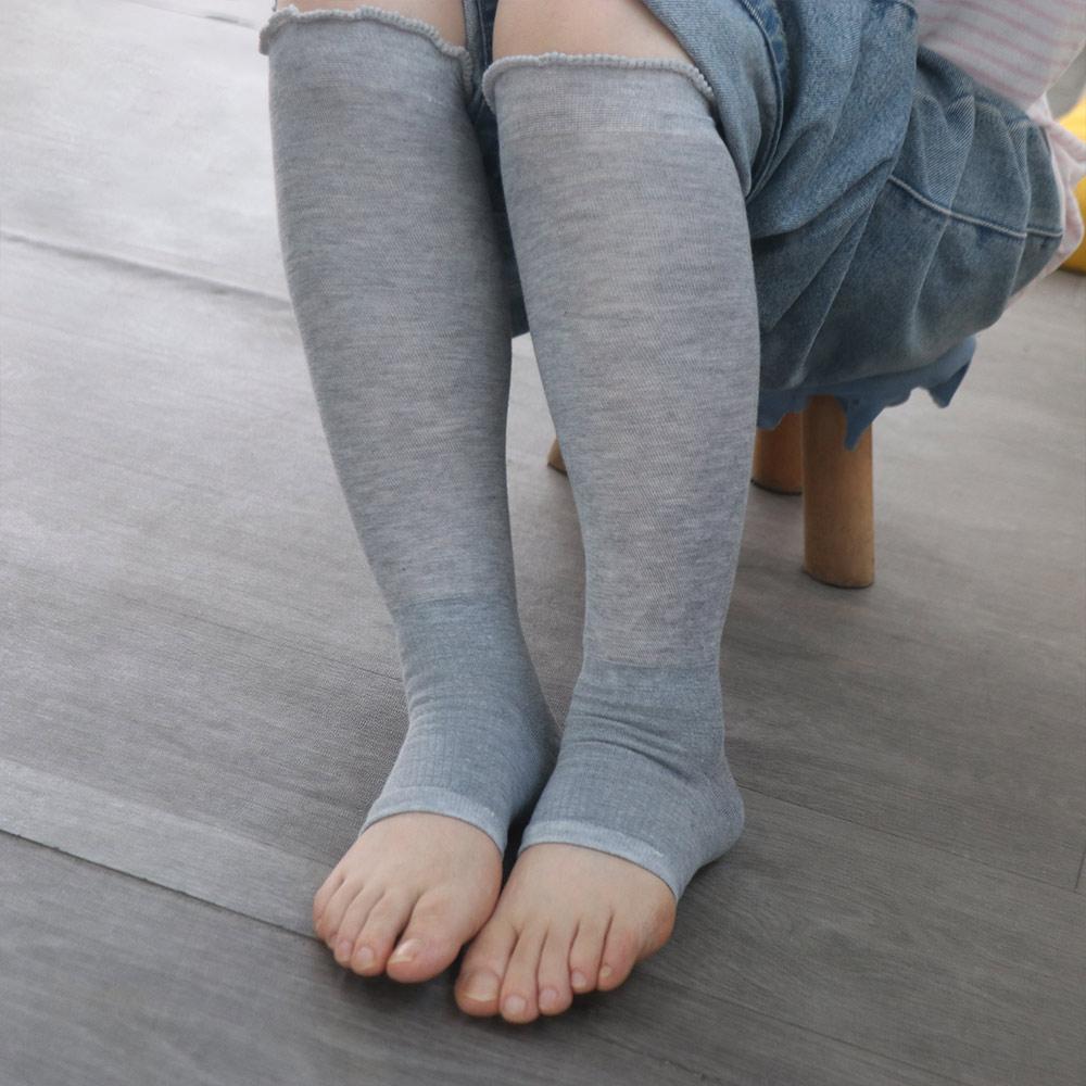 3Pairs Ballet Style JK Calf Long Socks Ultra-Thin Mid-tube Stocking Bunching Socks Spring