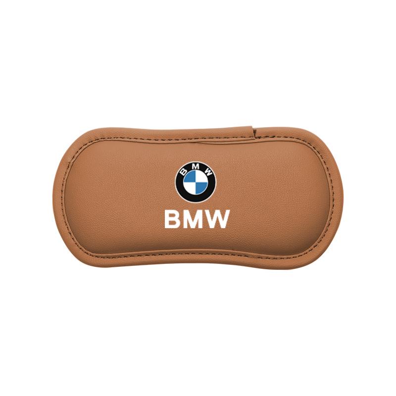 BBIG5 Car Interior Leg Knee Rest Pads Leather Cushion Valve Cap Auto Sticker For BMW X1 X2 X3 X5 X4 X6 X7 iX3 F20 F10 F07 E70 E46 E90