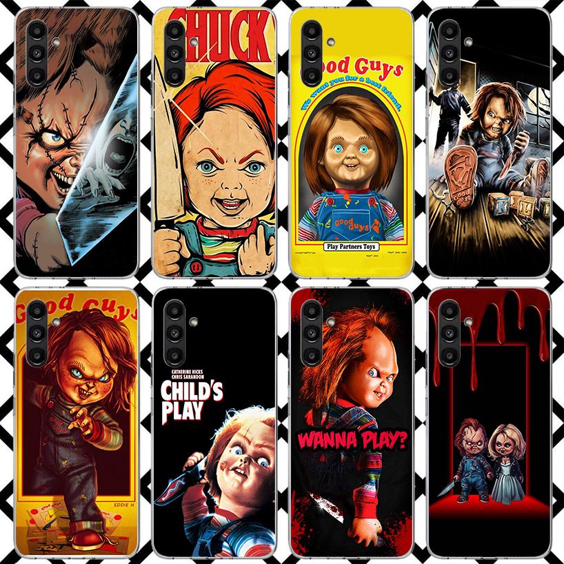 Chucky Doll Horror Movie Phone Case for Samsung Galaxy A17 A37 A57 A16 A26 A36 A56 A15 A25 A35 A55 A14 A24 A34 A54 A13 A23 A33 A