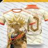 Специальная японская аниме-футболка Гоку Dragon Ball для мужчин/женщин/детей, оверсайз, быстросохнущая, дышащая, Bandai, Косплей футболка