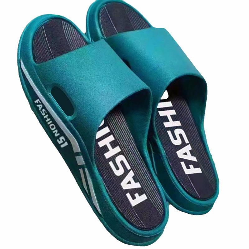 Женские черные универсальные сандалии на плоской подошве с толстой подошвой - Модные, удобные и мягкие шлепанцы