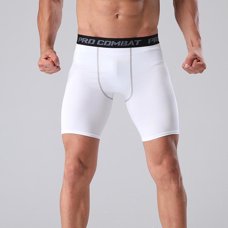 Мужские компрессионные шорты для бега - Высокоэластичные, быстросохнущие, баскетбольный базовый слой, фитнес-экипировка