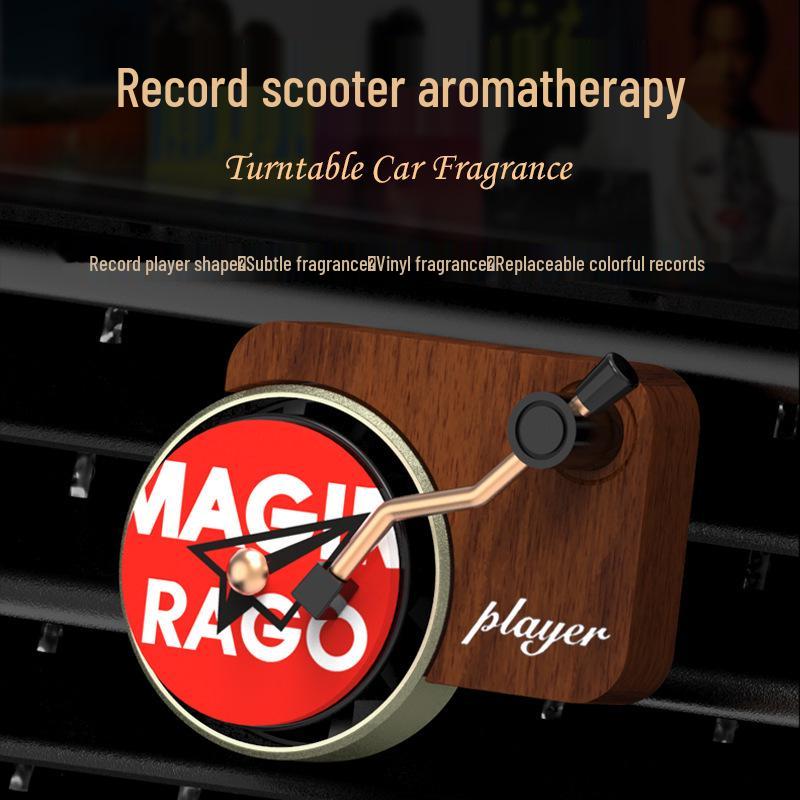 Ароматизатор для автомобиля Taylor Scented Record Player: Ароматический дезодоратор в дефлектор с долговременным, легким ароматом для высококлассной автомобильной ароматерапии.